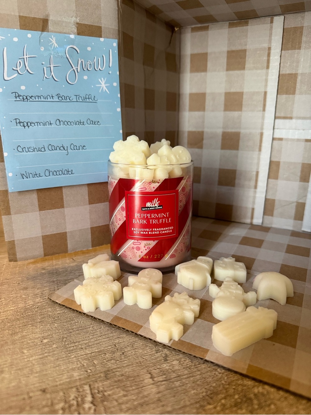Peppermint Bark Truffle wax melts